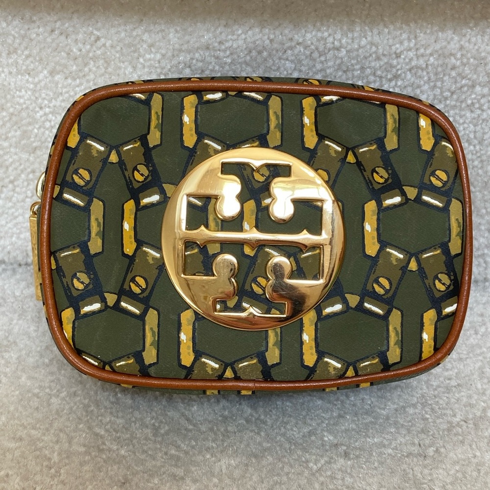 tory burch cosmetic / make up case / pouch / bag
